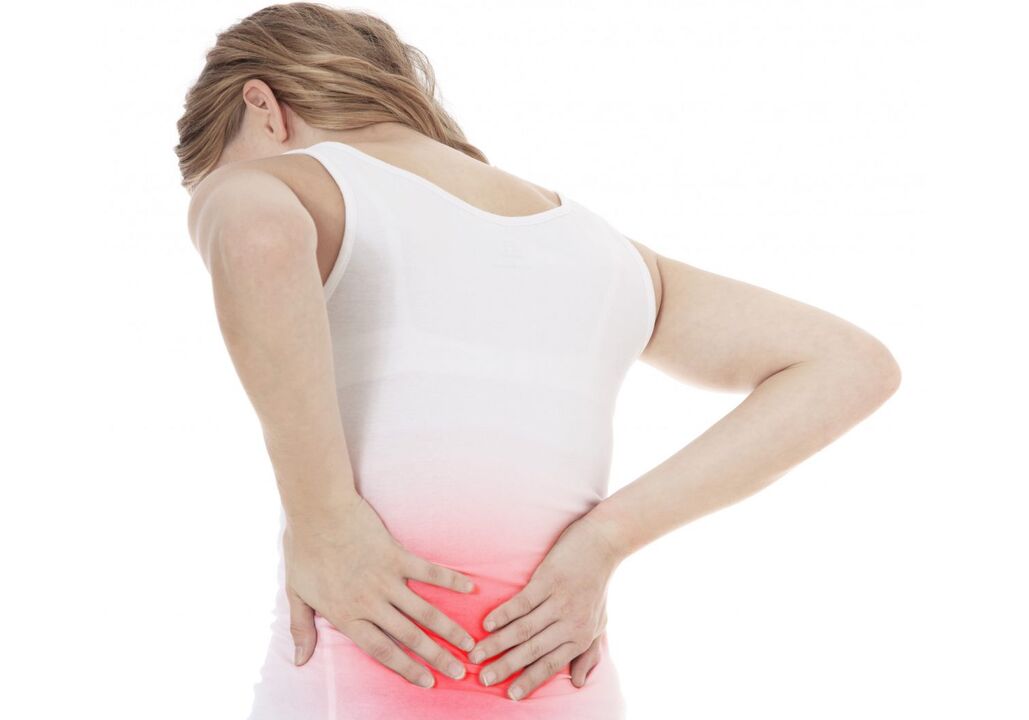 Osteochondrosis can affect the lumbar spine